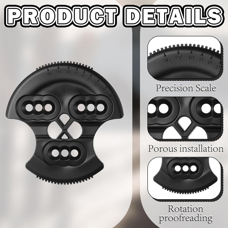 LaRandom 4 Sets Flex 3D Hinge Discs Black Flex Bindings for Snowboard Binding, Ski Binding and Other Winter Sports Equipment with Hinge Systems - Image 3